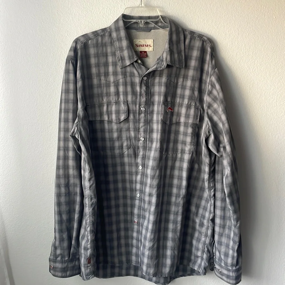Simms shirt extra large fishing shirt